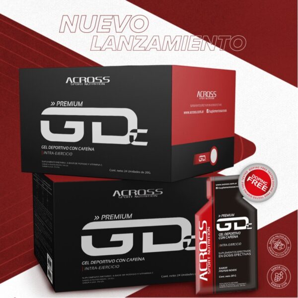 ACROSS - GEL DEPORTIVO con cafeína - 24 unidades